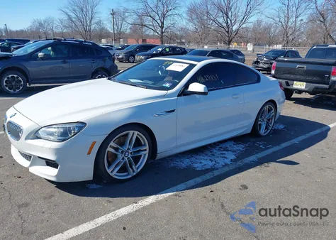 2013 BMW 650I xDrive z USA, uszkodzony, nr VIN WBAYM1C54DDZ02313